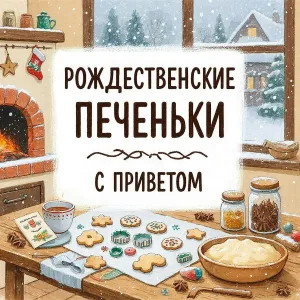 Рождественская магия - Рождественские печеньки с приветом