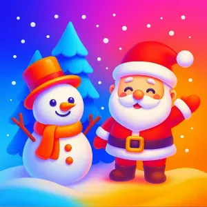 Ve4oraVi - Новогодний фон современный танцевальный