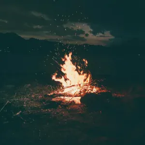 белый шум - Звуки пламени
