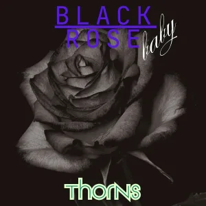 BLACK ROSE BABY - Rose Stem