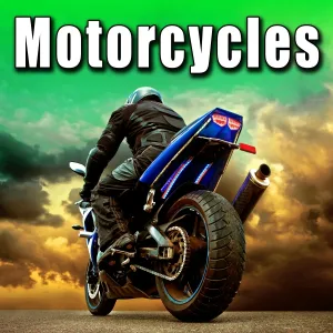 Sound Ideas - 250cc Motorcycle Pulls Up & Shuts Off