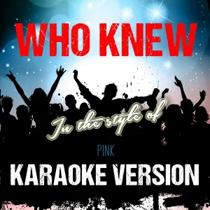 Ameritz Audio Karaoke - Who Knew (In the Style of Pink) [Karaoke Version]