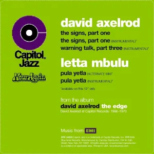 David Axelrod - Warning Talk Part Three
