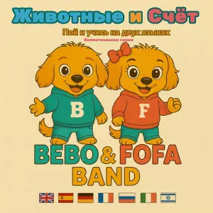 Bebo & Fofa Band - Поём и учим животных и счёт (Русско - Немецкий)
