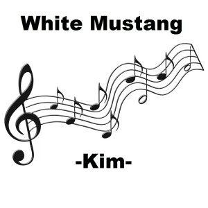 Kim - White Mustang