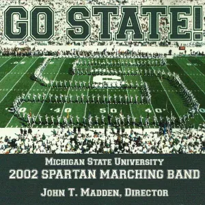 Michigan State University Spartan Marching Band - Kick Step Entrance