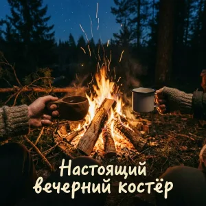Звук тления костра, Nature sounds, звук огня, Природа - Треск сухих веток (Шум костра)
