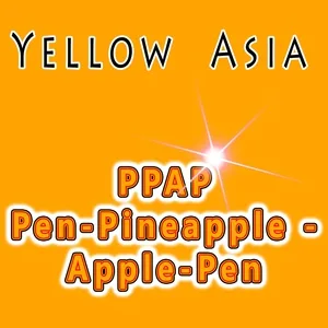 Yellow Asia - Ppap Pen-Pineapple-Apple-Pen